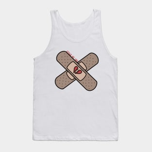 stuck on you bandaid Tank Top